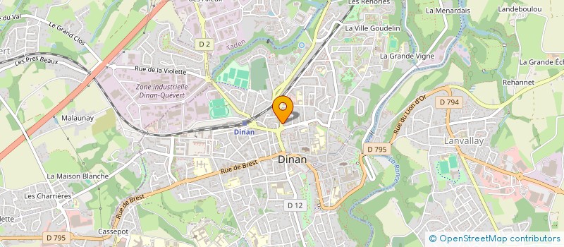 localisation de l'entreprise MADAME ANNE RENAULT à DINAN