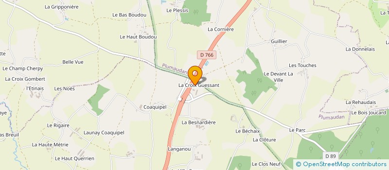 localisation de l'entreprise MADAME ANNE RENOU  CAULNES