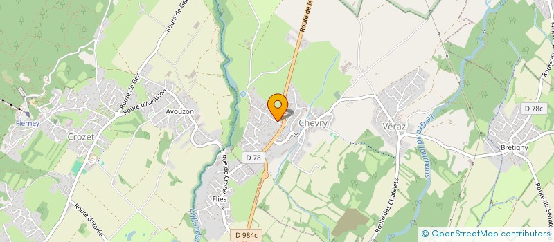 localisation de l'entreprise MADAME ANNE REUDET  CHEVRY