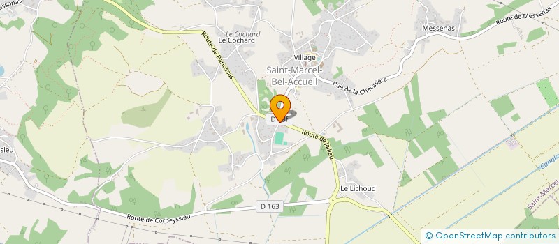 localisation de l'entreprise MADAME ANNE REVAIS  SAINT-MARCEL-BEL-ACCUEIL