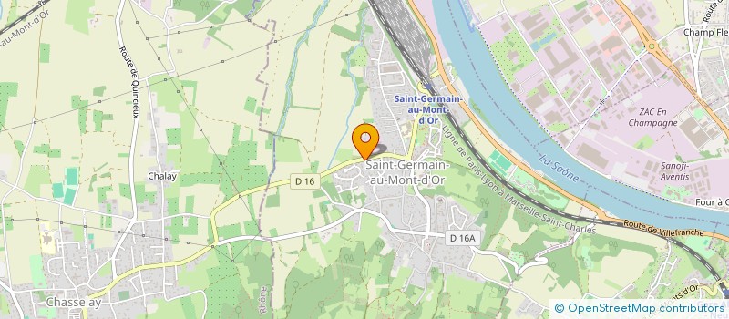 localisation de l'entreprise MADAME ANNE REVOL  SAINT-GERMAIN-AU-MONT-D'OR