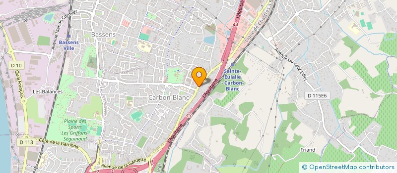 localisation de l'entreprise MADAME ANNE REY  CARBON-BLANC