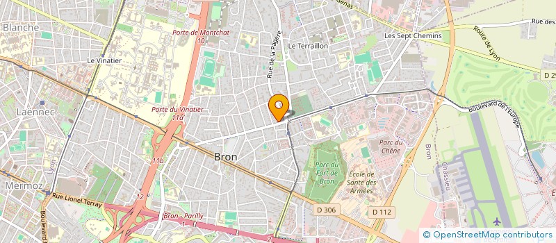 localisation de l'entreprise MADAME ANNE REY  BRON