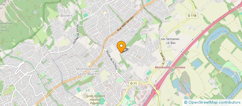 localisation de l'entreprise MADAME ANNE REYMOND à MONTBONNOT-SAINT-MARTIN