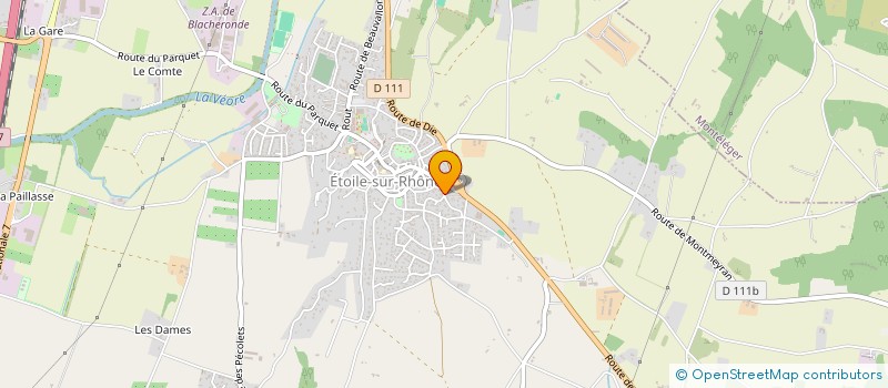 localisation de l'entreprise MADAME ANNE REYNAUD  ETOILE-SUR-RHONE