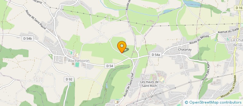 localisation de l'entreprise MADAME ANNE RIBERGER  ROCHETOIRIN