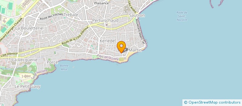 localisation de l'entreprise MADAME ANNE RICARD à SAINT-NAZAIRE