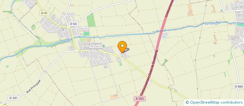 localisation de l'entreprise MADAME ANNE RICHARD  STUTZHEIM-OFFENHEIM