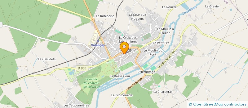 localisation de l'entreprise MADAME ANNE RICHET à VALENCAY