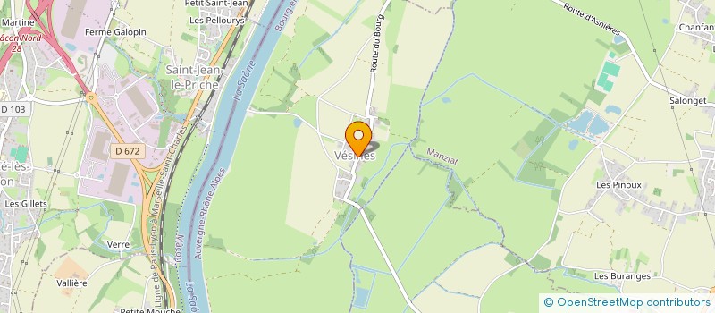 localisation de l'entreprise MADAME ANNE RICHONNIER  VESINES