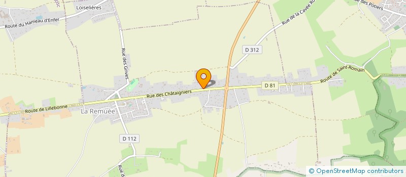 localisation de l'entreprise MADAME ANNE RICOUARD  LA REMUEE