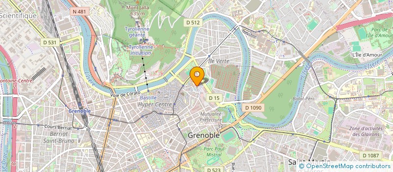 localisation de l'entreprise MADAME ANNE RIERA  GRENOBLE