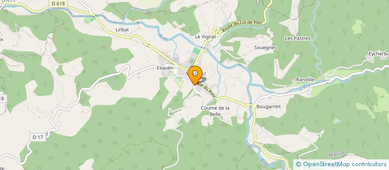 localisation de l'entreprise MADAME ANNE RIGOT à MASSAT
