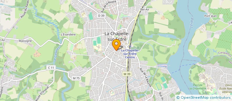 localisation de l'entreprise MADAME ANNE RIOULT à LA CHAPELLE-SUR-ERDRE