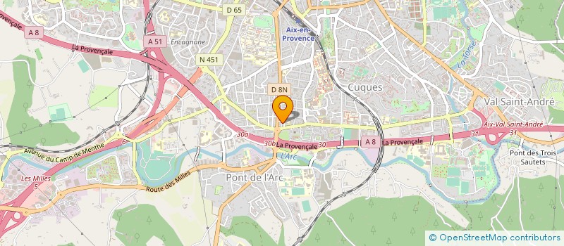 localisation de l'entreprise MADAME ANNE RIPOLL  AIX-EN-PROVENCE