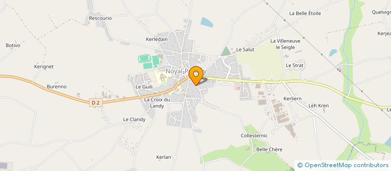 localisation de l'entreprise MADAME ANNE ROBIC  NOYAL-PONTIVY