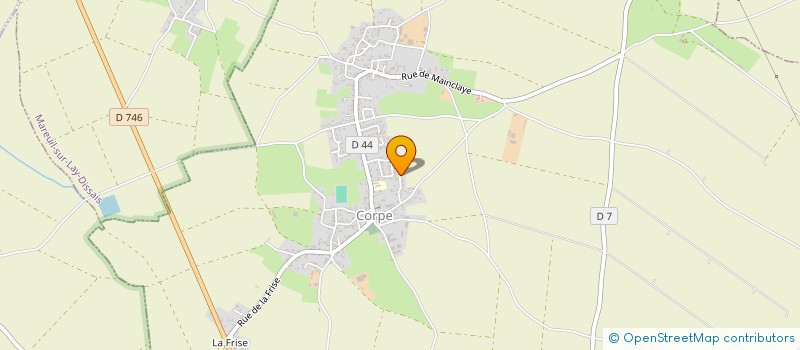 localisation de l'entreprise MADAME ANNE ROBIN  CORPE