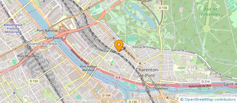 localisation de l'entreprise MADAME ANNE ROBINARD à CHARENTON-LE-PONT