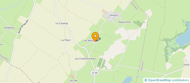 localisation de l'entreprise MADAME ANNE ROBINET à GIVARDON