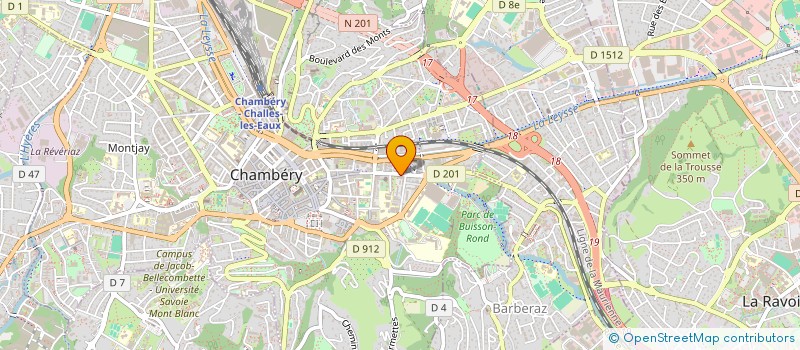 localisation de l'entreprise MADAME ANNE ROCHARD à CHAMBERY
