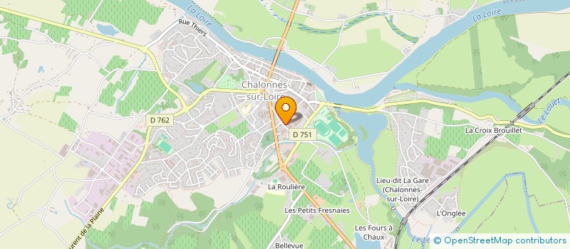 localisation de l'entreprise MADAME ANNE ROCHEPEAU  CHALONNES-SUR-LOIRE