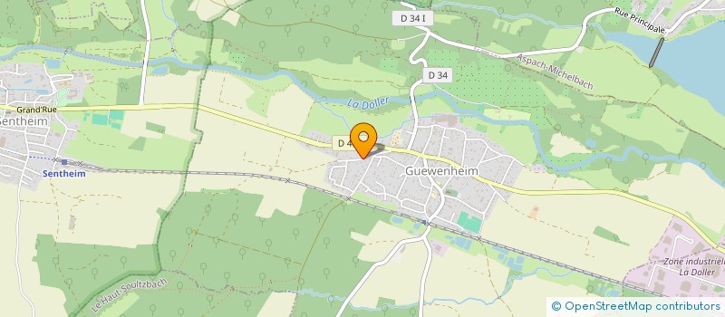 localisation de l'entreprise MADAME ANNE ROLL à GUEWENHEIM
