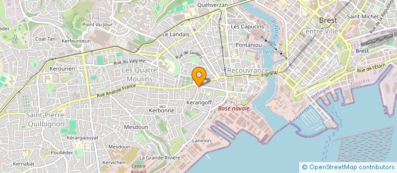 localisation de l'entreprise MADAME ANNE ROLLAND à BREST