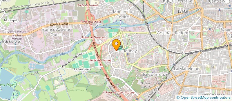 localisation de l'entreprise MADAME ANNE ROLLAND  RENNES