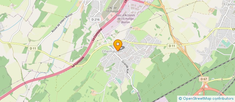 localisation de l'entreprise MADAME ANNE ROMENS  CHEMAUDIN ET VAUX