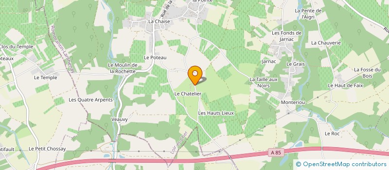 localisation de l'entreprise MADAME ANNE RONCIER  SAINT GEORGES SUR CHER