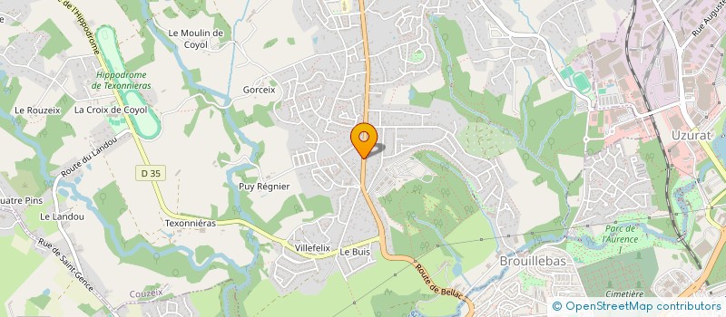 localisation de l'entreprise MADAME ANNE RONDEAU  NANTIAT