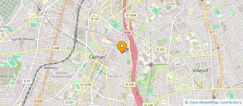 localisation de l'entreprise MADAME ANNE ROSA  CACHAN