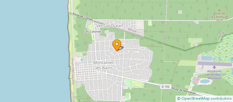 localisation de l'entreprise MADAME ANNE-ROSE BAKIRDJIAN  VENDAYS-MONTALIVET