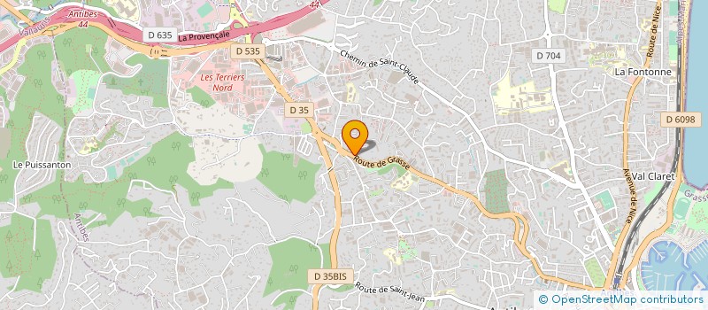 localisation de l'entreprise MADAME ANNE ROSENBLATT  ANTIBES