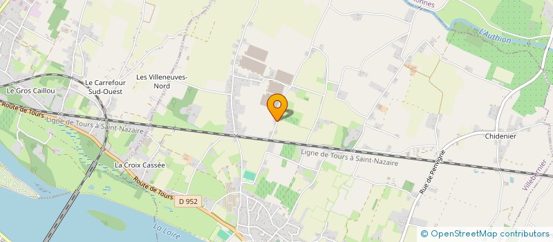 localisation de l'entreprise MADAME ANNE ROSIERE  VILLEBERNIER