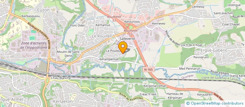 localisation de l'entreprise MADAME ANNE ROSPART  ERGUE-GABERIC