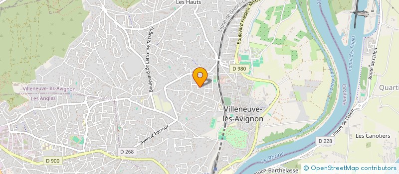 localisation de l'entreprise MADAME ANNE ROTTER  VILLENEUVE-LES-AVIGNON