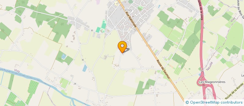 localisation de l'entreprise MADAME ANNE ROUCHER  VIVY