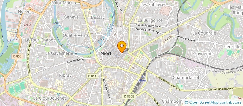 localisation de l'entreprise MADAME ANNE ROUGER à NIORT