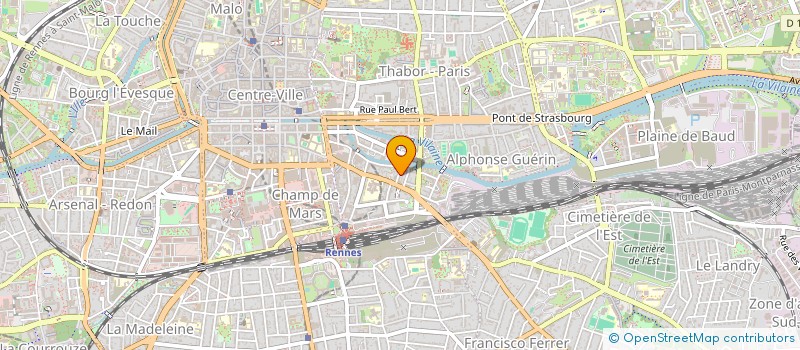 localisation de l'entreprise MADAME ANNE ROUGERIE  RENNES