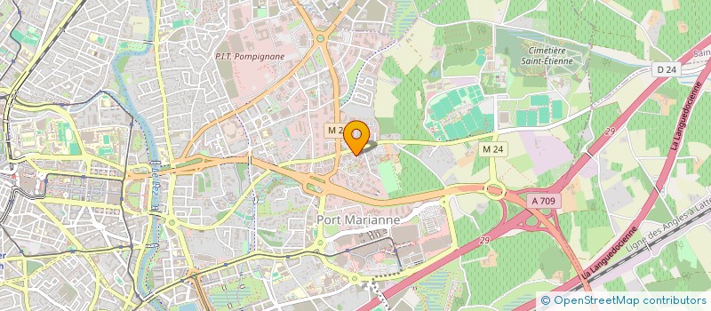 localisation de l'entreprise MADAME ANNE ROUGON à MONTPELLIER
