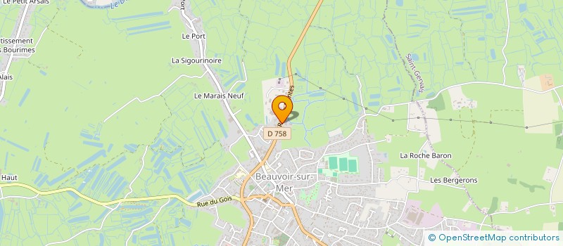 localisation de l'entreprise MADAME ANNE ROUGON à BEAUVOIR-SUR-MER