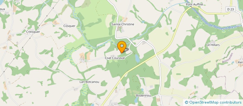 localisation de l'entreprise MADAME ANNE ROUILLE D ORFEUIL  GLOMEL