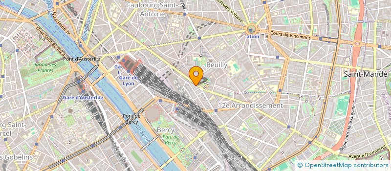 localisation de l'entreprise MADAME ANNE ROUQUETTE  PARIS