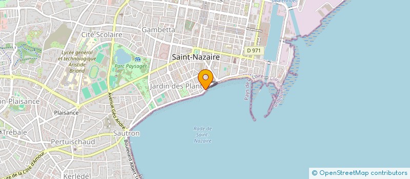 localisation de l'entreprise MADAME ANNE ROUSSEAU  SAINT-NAZAIRE