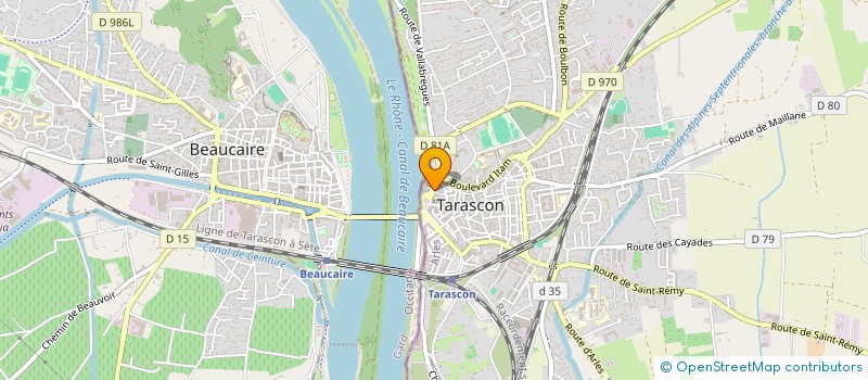 localisation de l'entreprise MADAME ANNE ROUSSEL  TARASCON