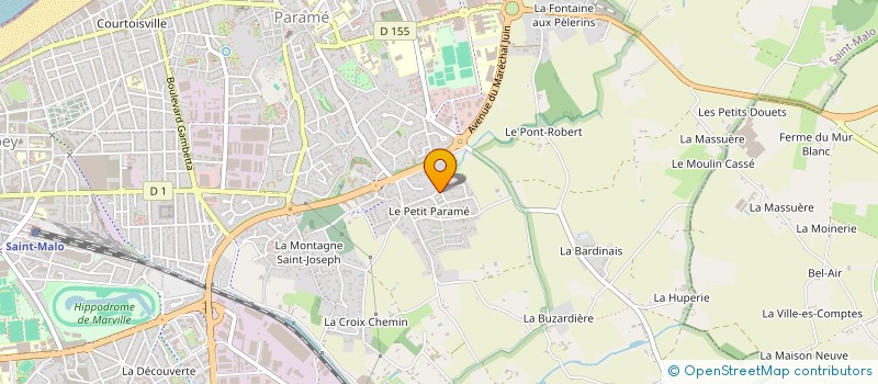 localisation de l'entreprise MADAME ANNE ROUSSEL  SAINT-MALO