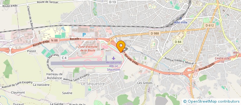 localisation de l'entreprise MADAME ANNE ROUX à LE SEQUESTRE