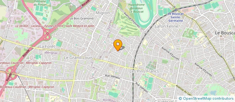 localisation de l'entreprise MADAME ANNE ROUXEL à BORDEAUX