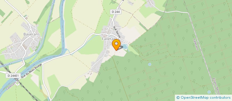 localisation de l'entreprise MADAME ANNE ROUZET  FALLETANS